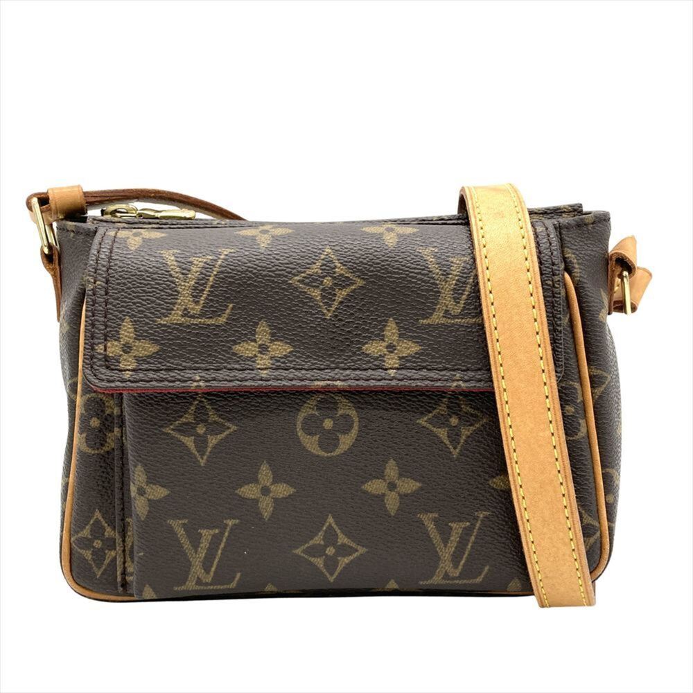 LOUIS VUITTON Brown Monogram Canvas Shoulder Bag